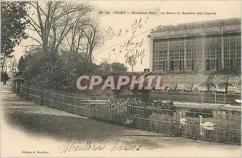 Ansichtskarte AK Vichy Nouveau Parc La Serre et Bassins des Cygnes