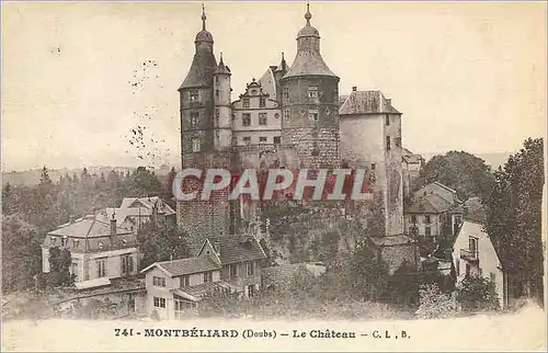 Ansichtskarte AK Montbeliard (Doubs) Le Chateau