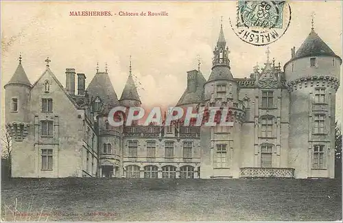 Ansichtskarte AK Melesherbes Chateau de Rouville