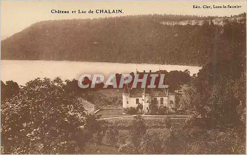 Ansichtskarte AK Chateau et Lac de Chalain