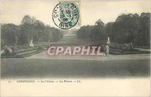 Cartes postales Compiegne Le Chateau La Pelouse