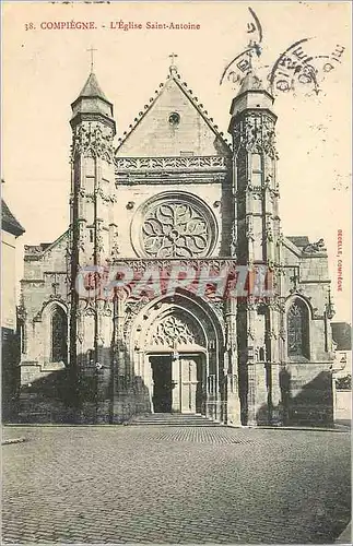 Ansichtskarte AK Compiegne L'Eglise Saint Antoine