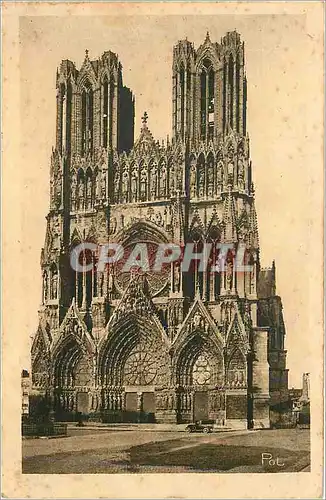 Ansichtskarte AK Reims La Ville Renaissante Ville Historique Le Cathedrale