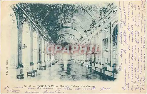 Ansichtskarte AK Versailles Grande Galerie de Glaces (carte 1900)