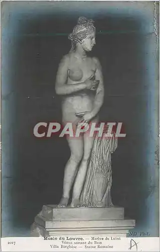 Cartes postales Musee du Louvre Marbre de Luini Venus Sortant du Bain Statue Romaine