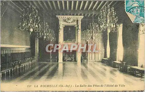 Ansichtskarte AK La Rochelle (Ch Inf) La Salle des Fetes de l'Hotel de Ville