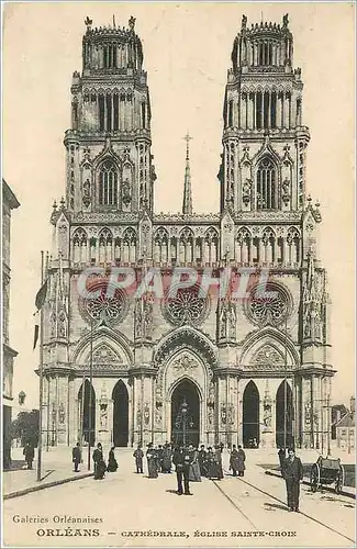 Cartes postales Orleans Cathedrale Eglise Sainte Croix