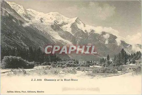 Cartes postales Chamonix et le Mont Blanc