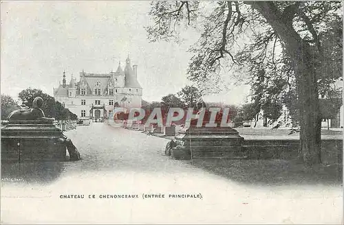Ansichtskarte AK Chateau de Chenonceaux (Entree Principale)