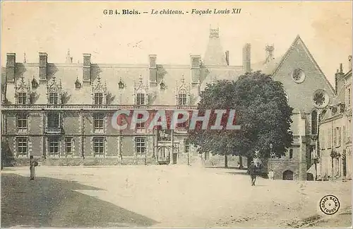 Cartes postales Blois Le Chateau Facade Louis XII