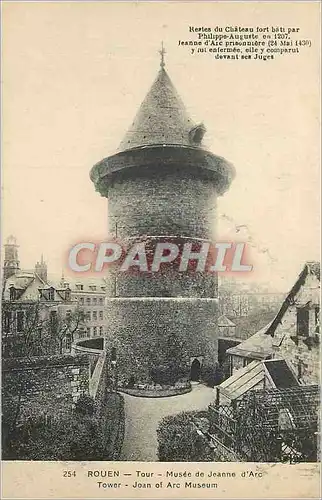 Cartes postales Rouen Tour Musee de Jeanne d'Arc