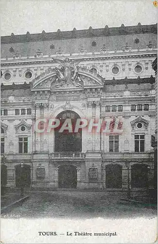 Cartes postales Tours Le Theatre Municipal