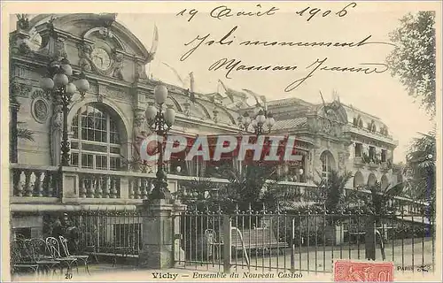 Cartes postales Vichy Ensemble du Nouveau Casino