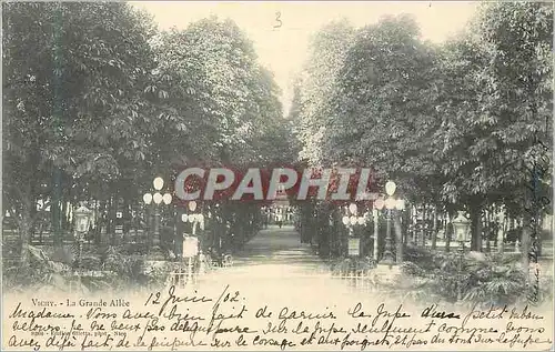 Cartes postales Vichy La Grande Allee