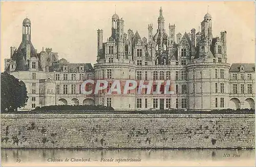 Ansichtskarte AK Chateau de Chambord Facade Septentrionale