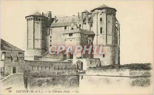 Cartes postales Saumur (M et L) Le Chateau (Sud)