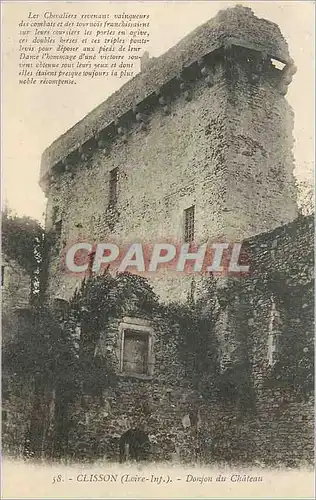 Cartes postales Clisson (Loire Inf) Donjon du Chateau
