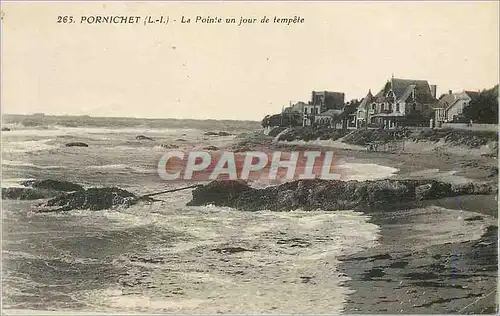 Cartes postales Pornichet (Loire Inf) La Pointe un Jour de Tempete
