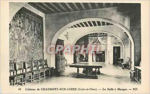 Ansichtskarte AK Chateau de Chaumont sur Loire (Loir et Cher) La Salle a Manger