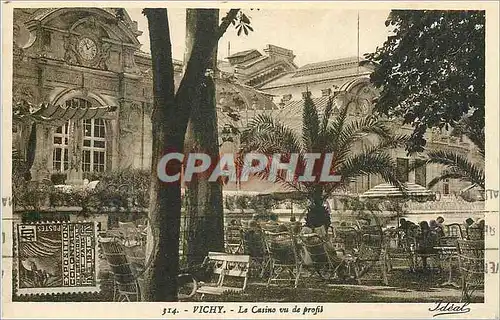 Cartes postales Vichy Le Casino vu de Profil