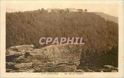 Ansichtskarte AK Mont Sainte Odile Vue sur le Couvent