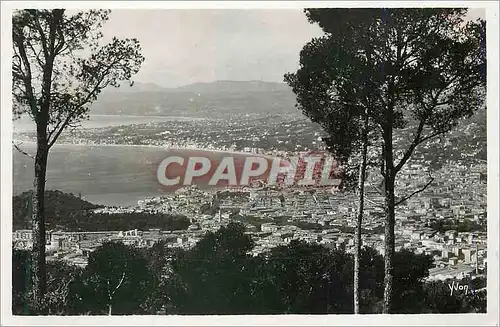 Moderne Karte Nice Cote d'Azur La Douce France Vue Generale