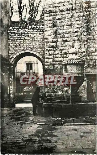 Moderne Karte Vence la Jolie La Fontaine du Peyra