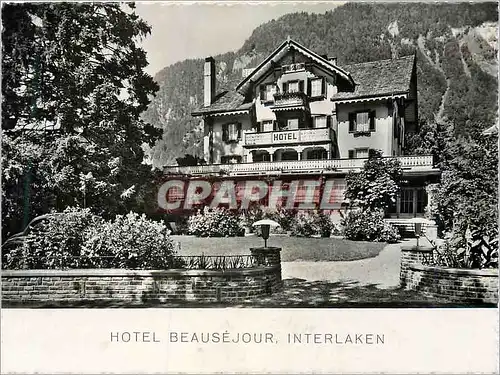 Cartes postales moderne Hotel Beausejour Interlaken