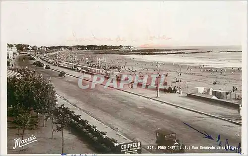 Moderne Karte Pornichet Vue Generale de la Plage