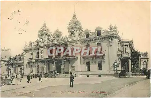 Cartes postales Monte Carlo Le Casino