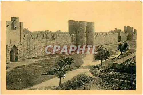 Ansichtskarte AK Aigues Mortes Remparts Face Sud