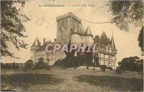 Ansichtskarte AK La Rochefoucauld Le Chateau (Cote Ouest)