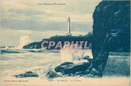 Ansichtskarte AK Biarritz Les Basses Pyrenees Le Phare