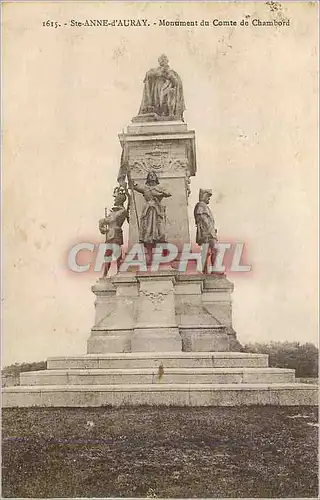 Ansichtskarte AK Ste Anne d'Auray Monument du Comte de Chambord