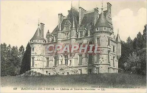 Cartes postales Bagnoles de l'Orne Chateau de Tesse la Madeleine