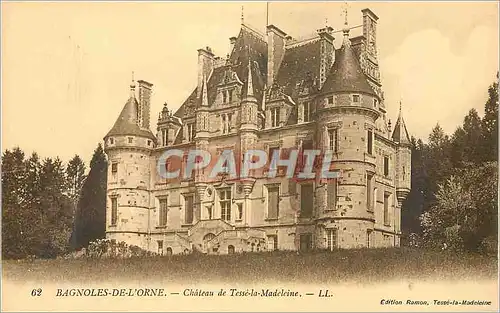 Cartes postales Bagnoles de l'Orne Chateau de Tesse la Madeleine