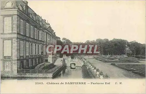 Cartes postales Chateau de Dampierre Parterre Est