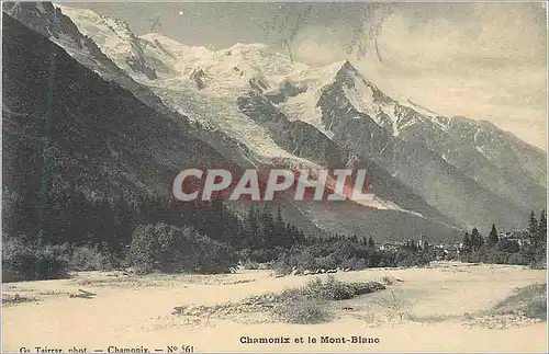 Cartes postales Chamonix et le Mont Blanc