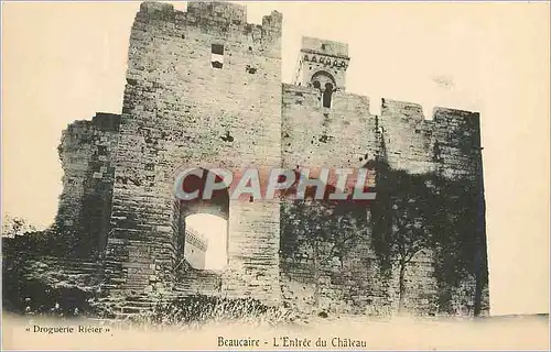Cartes postales Beaucaire L'Entree du Chateau