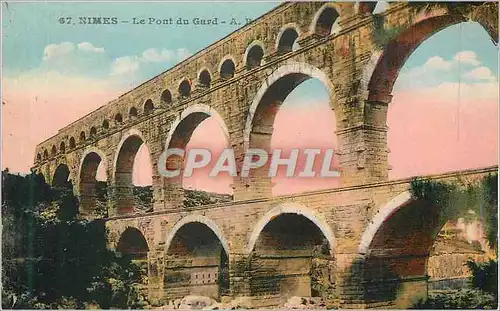 Cartes postales Nimes Le Pont du Gard