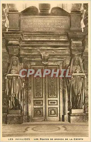 Cartes postales Les Invalides Les Portes de Bronze de la Crypte Paris