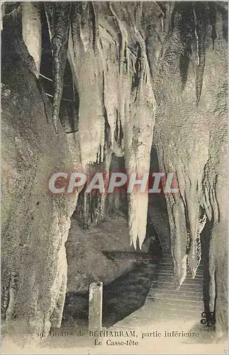 Cartes postales Grottes de Betharram partie Inferieure Le Casse Tete