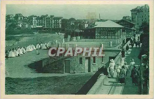 Ansichtskarte AK Saint Jean de Luz (Cote Basque) La Pergola et la Plage