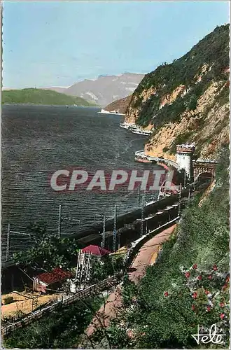 Cartes postales moderne Lac de Bourget Route de la Corniche Les Tunnels