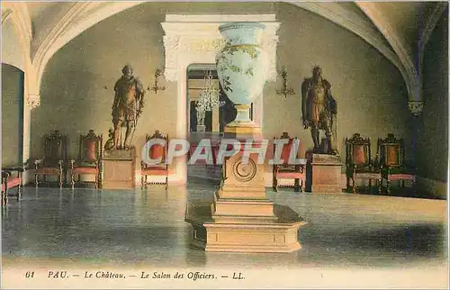 Cartes postales Pau Le Chateau Le Saone des Officiers