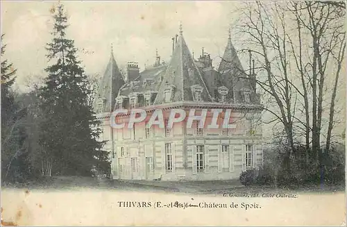 Cartes postales Thivars (E et L) Chateau de Spoir