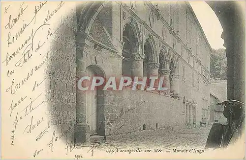 Cartes postales Varengeville sur Mer Manoir d'Ango (carte 1900)