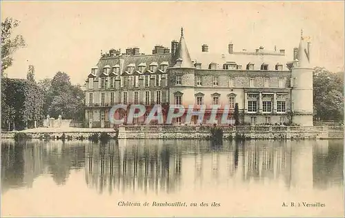 Cartes postales Chateau de Rambouillet vu des Iles