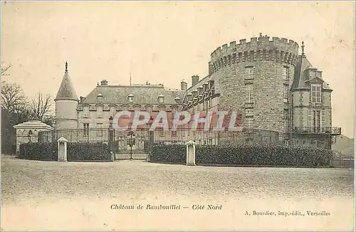 Cartes postales Chateau de Rambouillet Cote Nord