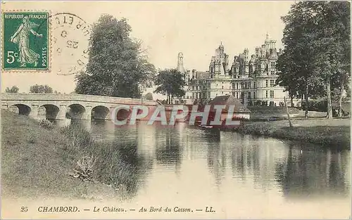 Ansichtskarte AK Chambord Le Chateau Au Bord du Cosson